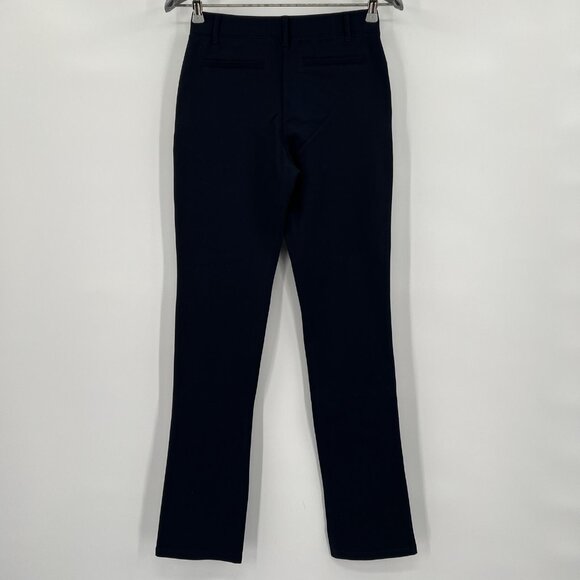 Quince Navy Blue Ponte Pants - Straight Leg  - 4 Pocket - S Tall - 32" - NWT - Picture 3 of 3